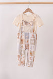 Khaki Goose Bamboo 2PC Romper Set - Aaria Tees Aaria Tees