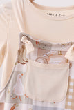 Khaki Goose Bamboo 2PC Romper Set - Aaria Tees Aaria Tees