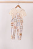 Khaki Goose Bamboo 2PC Romper Set - Aaria Tees Aaria Tees