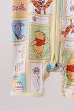 Yellow winnie the pooh bamboo romper Aaria Tees