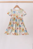 Yellow winnie the pooh bamboo dress Aaria Tees