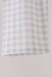 Blue Embroidery Gingham Pants Set Aaria Tees