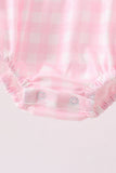 Pink Mallard Applique Gingham Bubble Aaria Tees