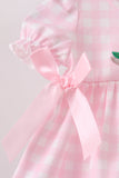 Pink Mallard Applique Gingham Bloomer Set Aaria Tees