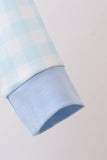 Blue Mallard Applique Gingham Bubble Aaria Tees