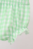 Purple Hocus pocus french knot ruffle bloomer set - Aaria Tees Aaria Tees