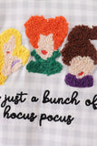Green Hocus pocus french knot gingham romper - Aaria Tees Aaria Tees
