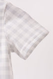 Green Hocus pocus french knot gingham romper - Aaria Tees Aaria Tees
