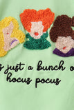 Green Hocus pocus french knot pants set - Aaria Tees Aaria Tees