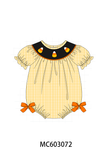 Mustard Candy Embroidery Gingham Bubble Aaria Tees