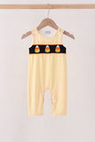 Mustard Candy Embroidery Gingham Jon Jon - Aaria Tees Aaria Tees