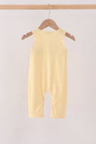 Mustard Candy Embroidery Gingham Jon Jon - Aaria Tees Aaria Tees