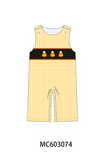 Mustard Candy Embroidery Gingham Jon Jon Aaria Tees