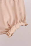 Brown Made to Worship Embroidery Bloomer Set Aaria Tees