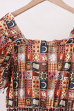 Brown Made to Worship Mom Dress Aaria Tees