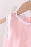 Pink Lace Jacquard Bloomer Set Aaria Tees