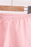 Pink Lace Ruffle Pants Set Aaria Tees