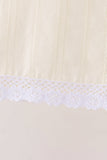 Beige Jacquard Bloomer Set - Aaria Tees Aaria Tees