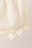 Beige Jacquard Bloomer Set - Aaria Tees Aaria Tees
