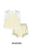 Beige Jacquard Bloomer Set Aaria Tees