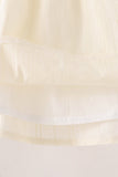 Beige Jacquard Lace Dress - Aaria Tees Aaria Tees