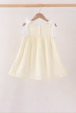 Beige Jacquard Lace Dress - Aaria Tees Aaria Tees