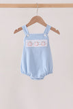 Blue Pumpkin Embroidery Bubble Aaria Tees