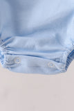 Blue Pumpkin Embroidery Bubble Aaria Tees