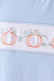 Blue Pumpkin Embroidery Gingham Shorts Set Aaria Tees