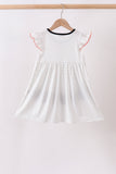 Black Spider Embroidery Ruffle Dress Aaria Tees