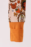 Orange princess bamboo zipper romper - Aaria Tees Aaria Tees
