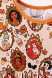 Orange princess bamboo ruffle dress - Aaria Tees Aaria Tees