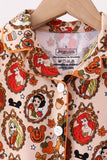 Orange princess bamboo pajama set - Aaria Tees Aaria Tees