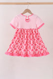 Pink Cowgirl Boots Embroidery Dress - Aaria Tees Aaria Tees