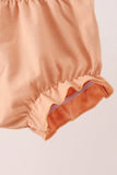 Floral Pumpkin Embroidery Ruffle Bloomer Set Aaria Tees