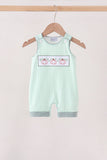 Green Pumpkin Embroidery Gingham Jon Jon Aaria Tees