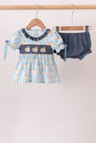 Gray Pumpkin Ruffle Shorts Set Aaria Tees