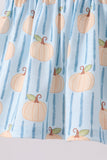 Gray Pumpkin Ruffle Shorts Set Aaria Tees
