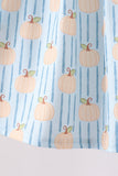 Blue Pumpkin Embroidery Ruffle Pants Set Aaria Tees