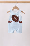 Blue Stripe Football French Knot Jon Jon Aaria Tees