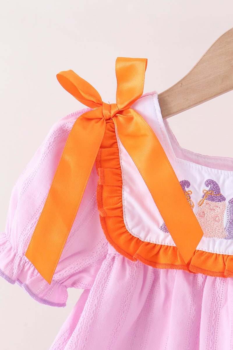 Pink Ghost Embroidery Bloomer Set - Aaria Tees Aaria Tees