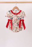 Maroon Farmland Ruffle Bubble Aaria Tees