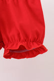 Maroon Farmland Ruffle Bloomer Set Aaria Tees