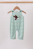 Blue Stripe Mallard Applique Jon Jon Aaria Tees