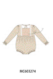 Floral Smocked Lace Bubble Aaria Tees