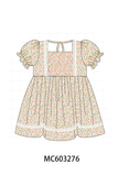 Floral Smocked Lace Dress Aaria Tees