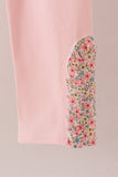 Floral Smocked Lace Pants Set - Aaria Tees Aaria Tees