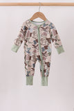 Camouflage Hunting Bamboo Zipper Romper Aaria Tees