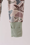 Camouflage Hunting Bamboo Zipper Romper Aaria Tees