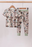 Camouflage Hunting Bamboo Pajama Set Aaria Tees